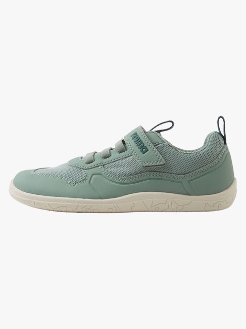 Reima Telmin Jr Barefoot Sneakers, Stone Green