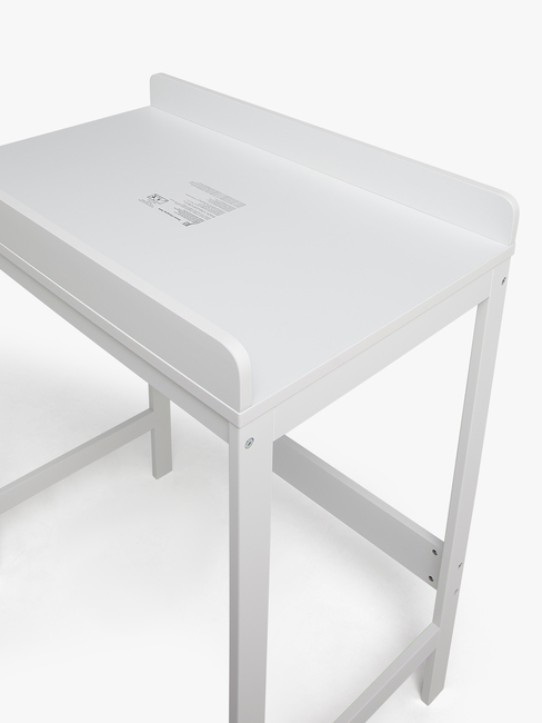 JLY Dream Stellebord med Uttrekkbar Badebalje, White