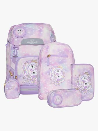 Beckmann Classic Ryggsekk Sett 22L, Unicorn Princess Purple
