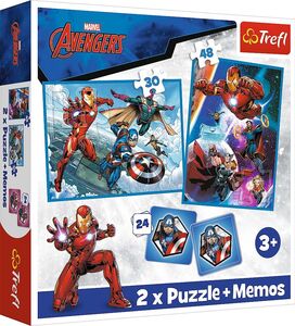 Trefl Marvel Avengers Puslespill 2-i-1 + Memospill