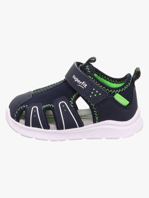Superfit Wave Sandaler, Blå/Lysegrønn