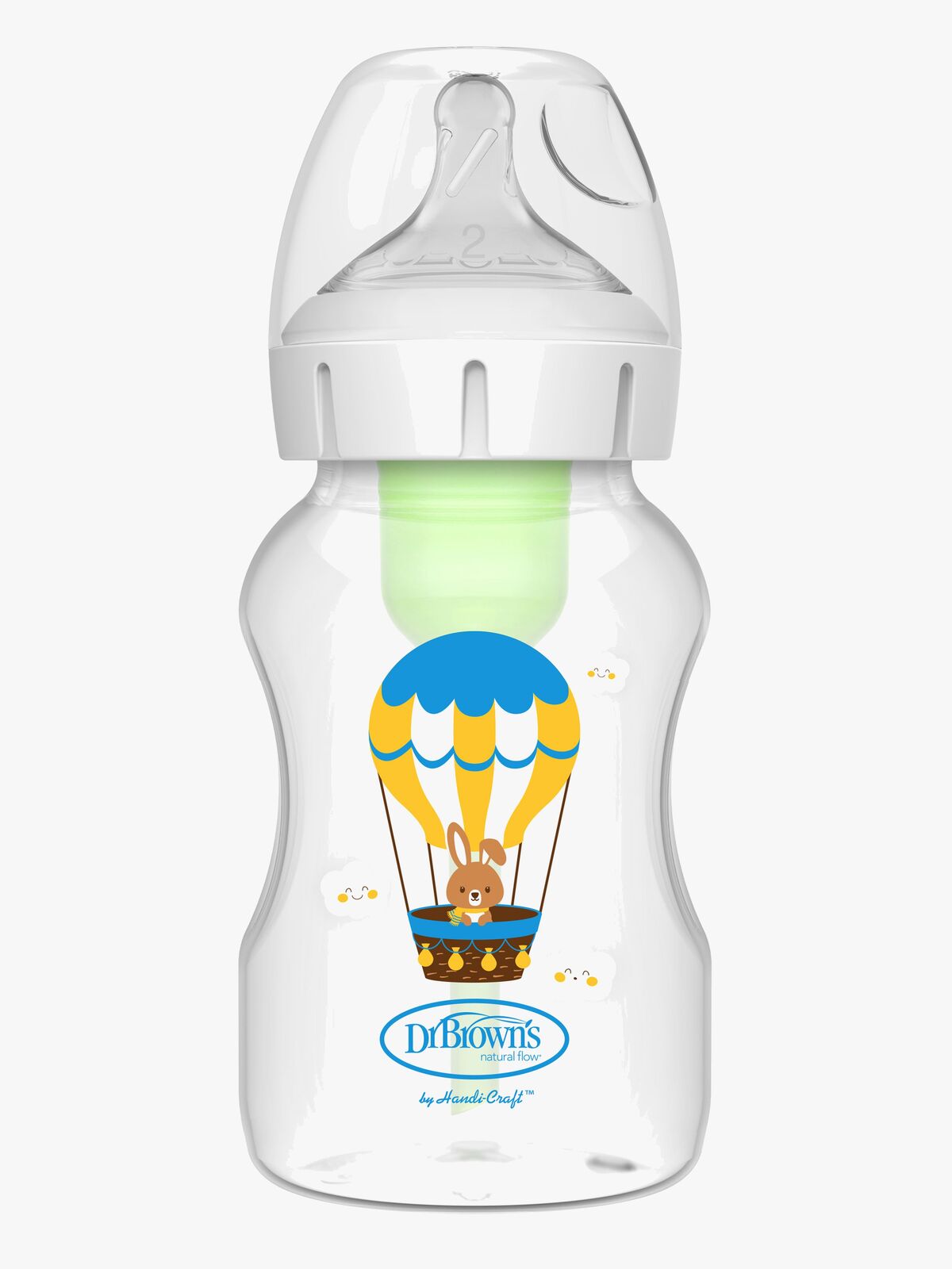 Dr. Brown's Options+ Wide Neck Tåteflaske Balloon 330 ml