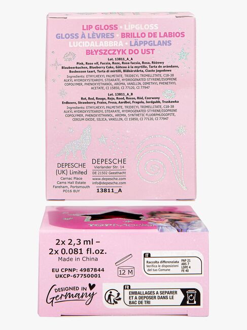 TOPModel BEAUTY and ME Lipglosser 2-Pakk