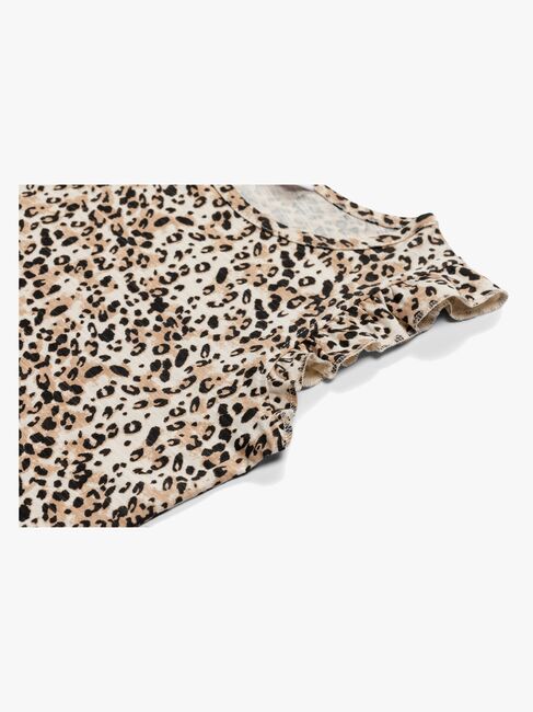 Luca & Lola Montena Topp 2-pack, Leopard/Black