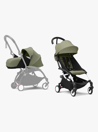 Stokke YOYO 3 Sportsvogn inkl. Newborn Pack, Olive/White