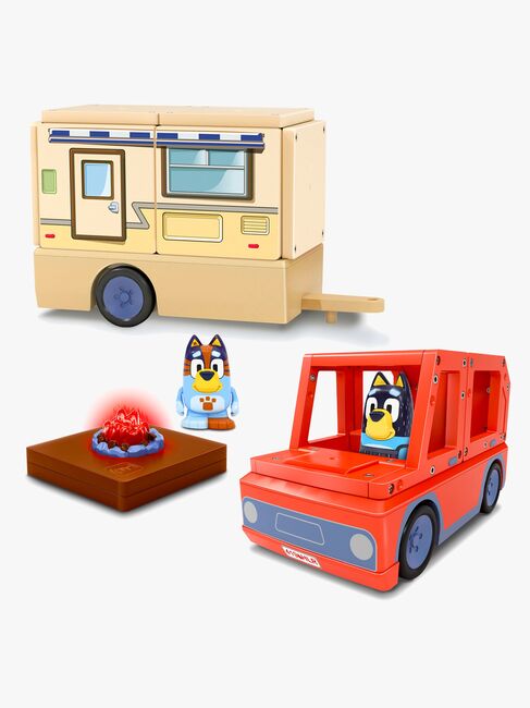 Tile Town Bluey Magnetisk Byggesett Campingvognsett
