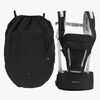 Beemoo CARE Carry Comfort 4-in-1 Bæresele & Hoftebærer inkl. Regntrekk, Black