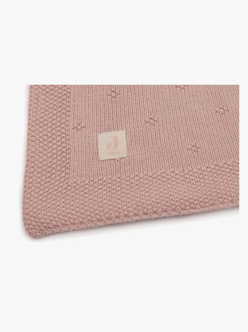 Jollein Strikket Teppe Cozy, Wild Rose