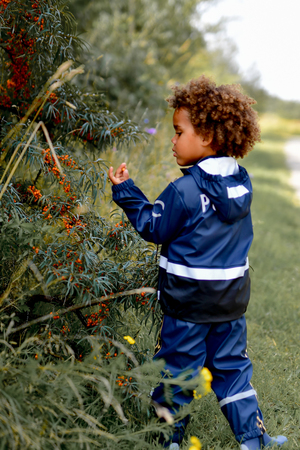 Mikk-Line Politi Regnsett med Sele, Blue Nights