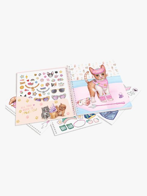 TOPModel Dress Me Up Klistremerkebok Kitty