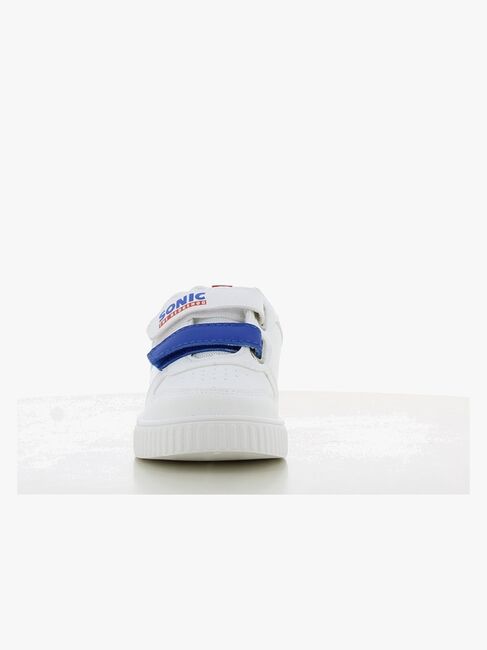 Sonic  Blinkende Sneakers, White/Cobalt Blue