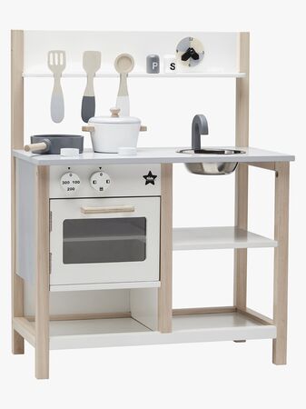 Kid's Concept Lekekjøkken, Natur/Hvit