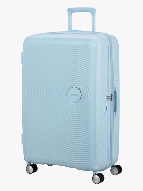 American Tourister Soundbox Spinner Trillekoffert 97L, Pastel Blue