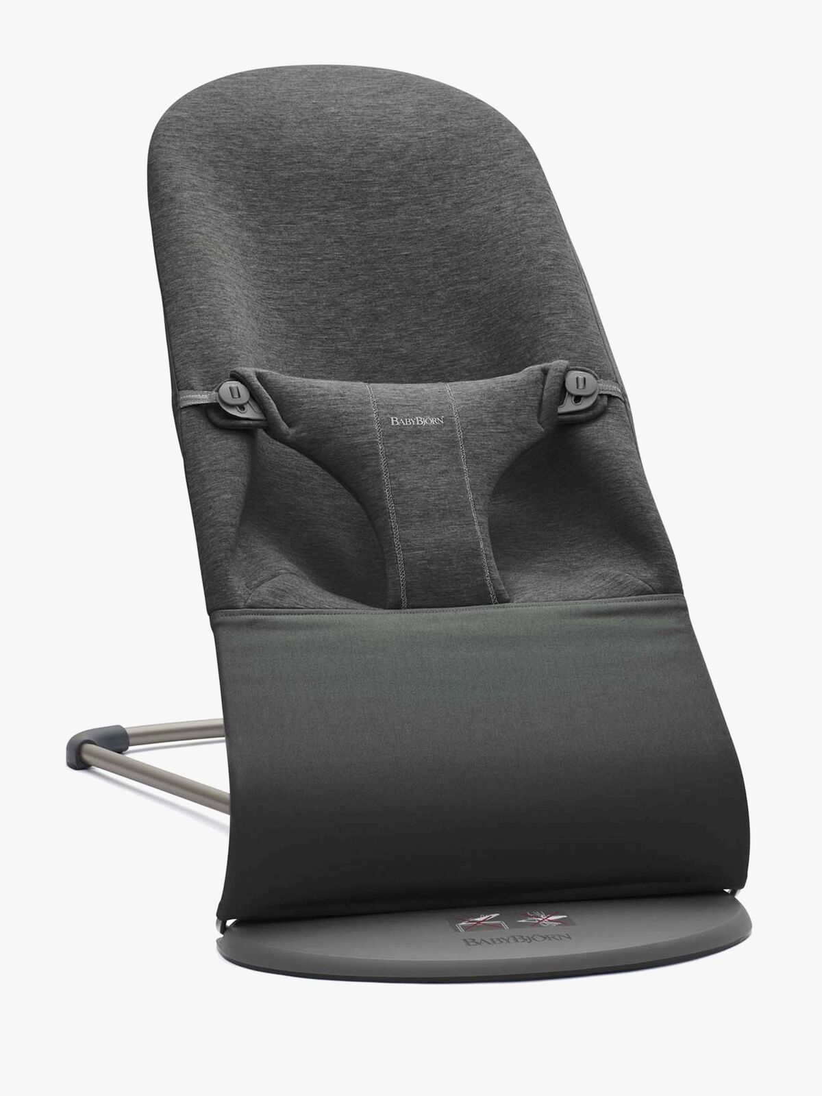 BabyBjörn Bliss Vippestol 3D Jersey, Svartgrå