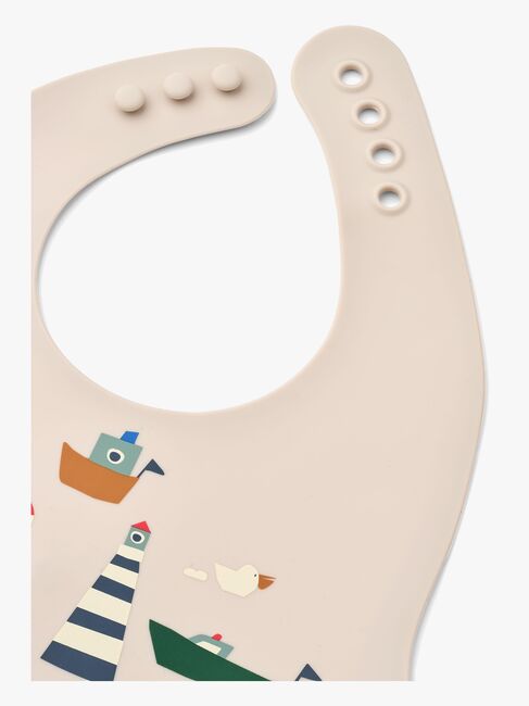 LIEWOOD Ember Mønstret Smekke 2-Pakk, Sailing/Sandy