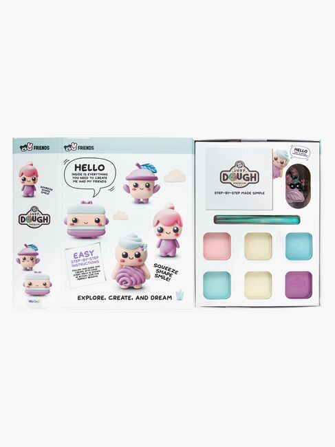 Just Dough Lufttørkende Leire Figur 57 g, 6-Pakk