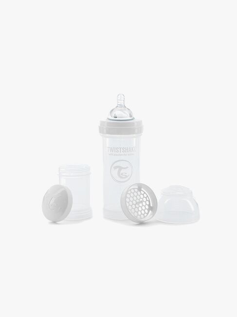 Twistshake Tåteflaske Anti-Kolikk 260 ml, Hvit