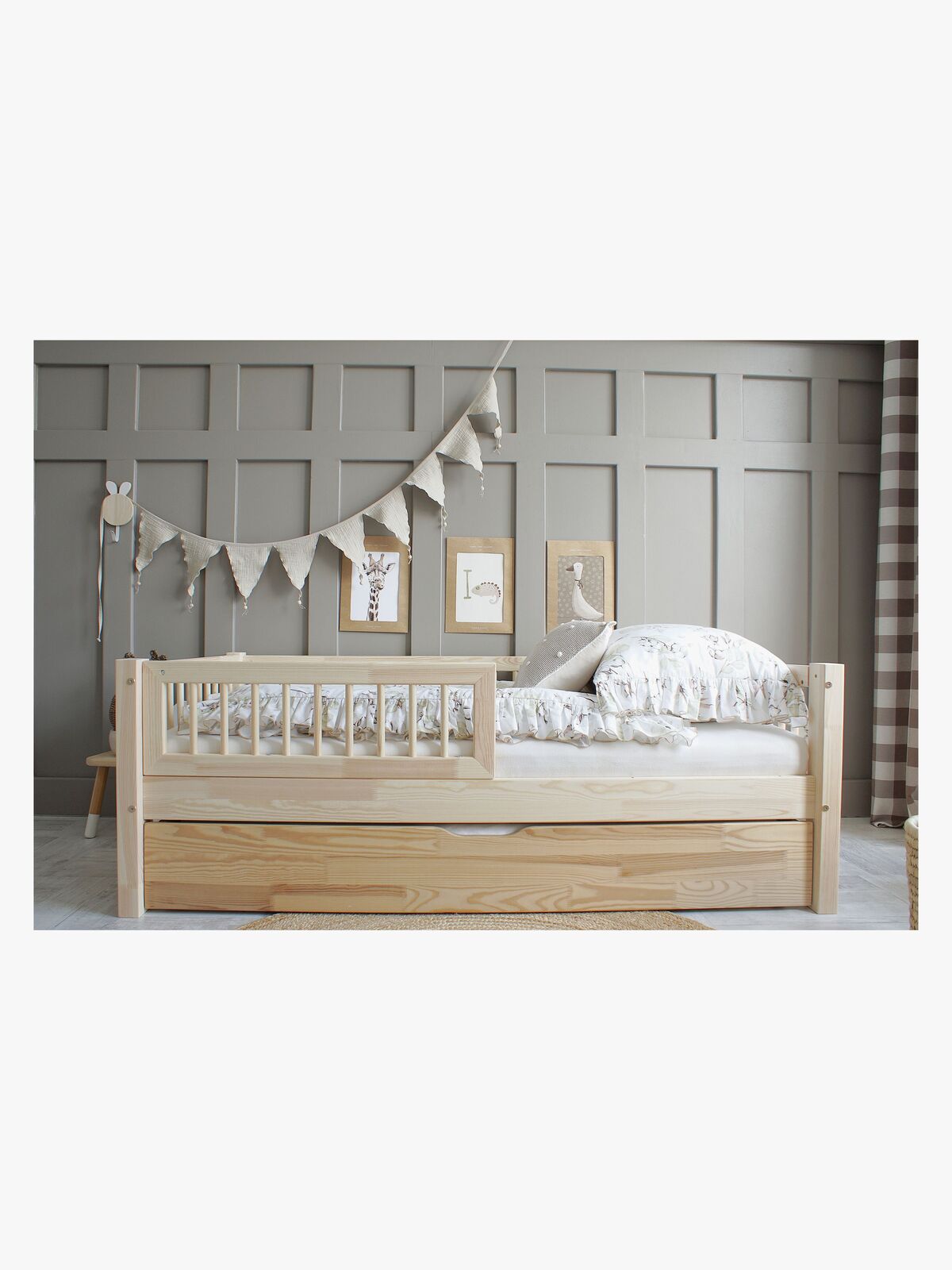 Minitude trundle OWEN Seng 90x200, Nature