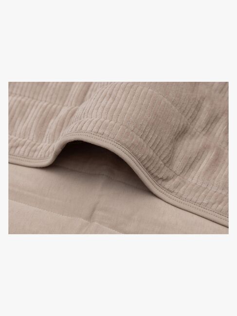 Jollein Teppe 75x100 cm Velvet Rib, Milky Coffee