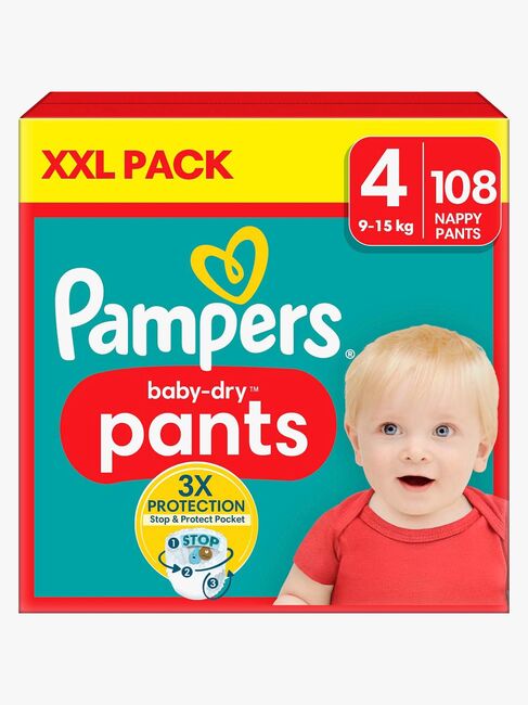 Pampers Baby Dry Bleier Str 4 9-15 kg 108-Pack