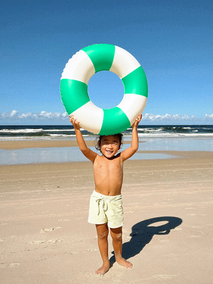 SUNNYLiFE Mini Badering, Pool Party Green Stripe