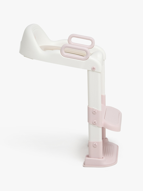 Beemoo CARE Assist Toalettsete med Stige, Pink