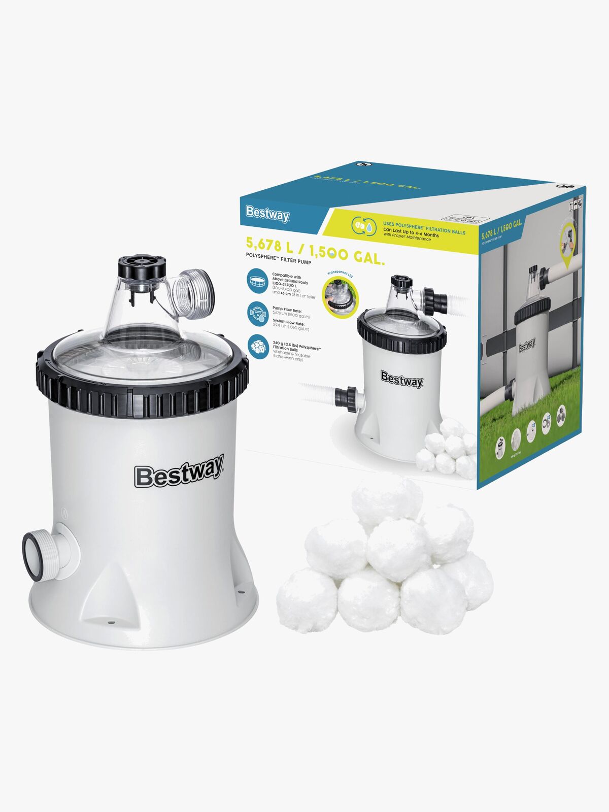 Bestway Filterpumpe Polysphere