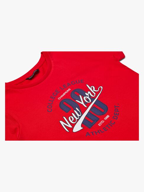 Luca & Lola Riccione T-Shirt 2-pack, Red/Navy