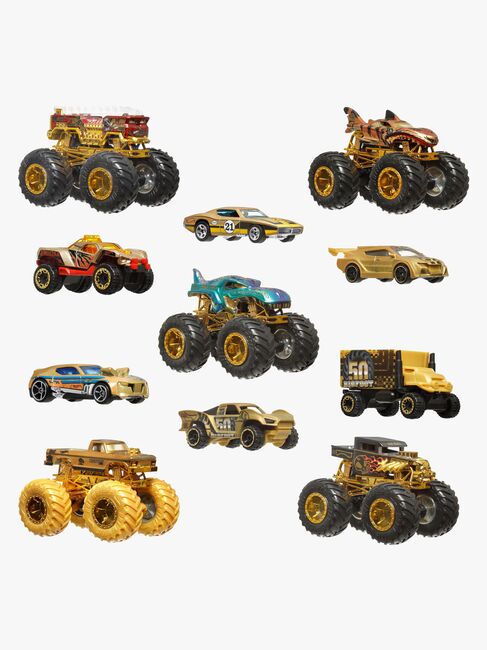 Hot Wheels Monster Trucks Bigfoot Trophy Champions Multipakke