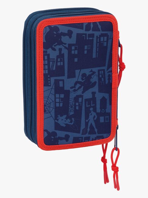 Marvel Spider-Man  Fylt Trippelpennal 37 Deler, Blå