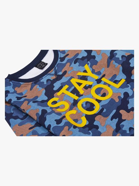 Luca & Lola Vincenzo Genser, Blue Camouflage