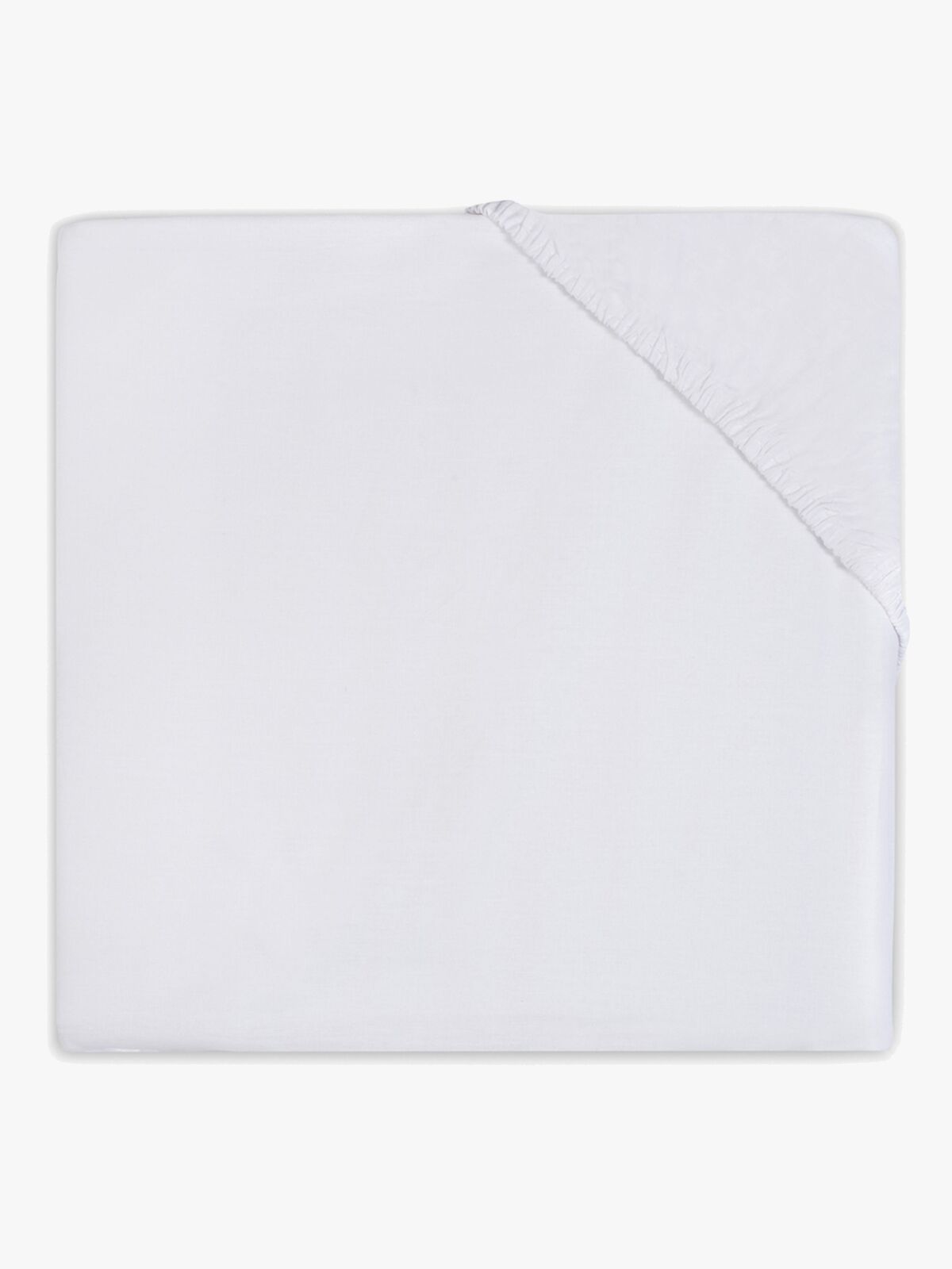 Jollein Stretchlaken Bomull 60x120cm, Hvit