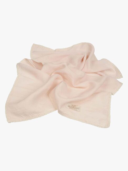 BabyMatex Babyteppe i Lin 75 x 100 cm, Rosa 