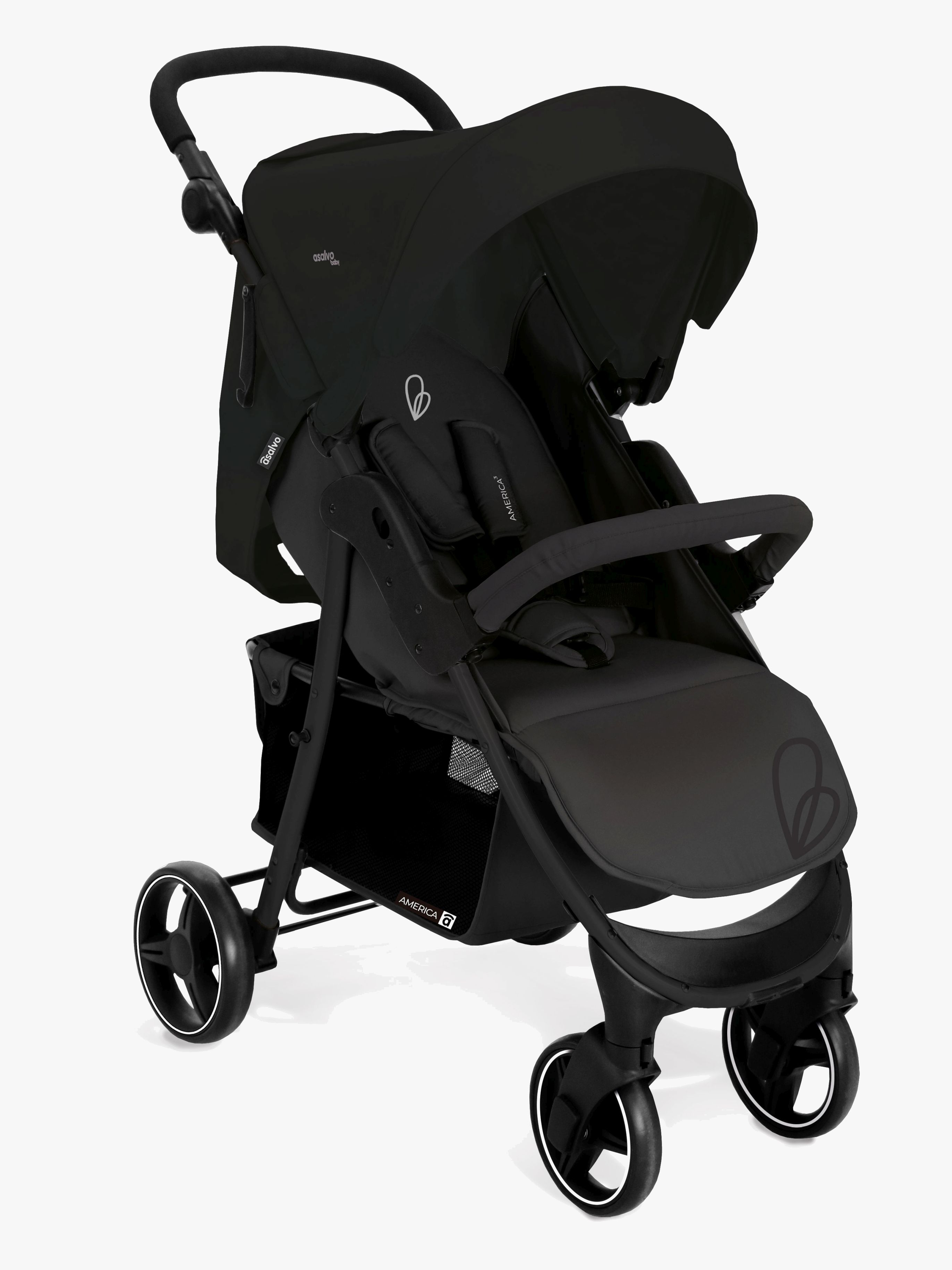 Asalvo America 3 Trille, Black - Triller - Stål,Nylon