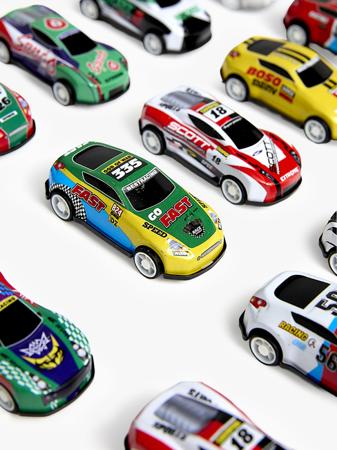 Alex's Garage Trekk Opp-funksjon Racerbiler 24 Stk