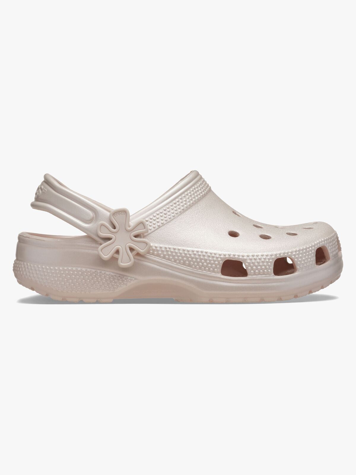 Crocs Classic Pearl Shine Tøfler, Quartz