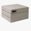 KlipKlap 3-Fold Enkelmadrass, Beige