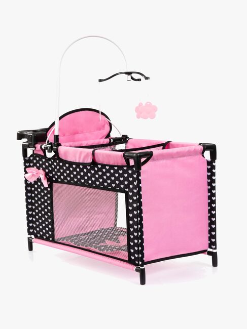 Bayer Design Dukkeseng Multi, Svart/Rosa