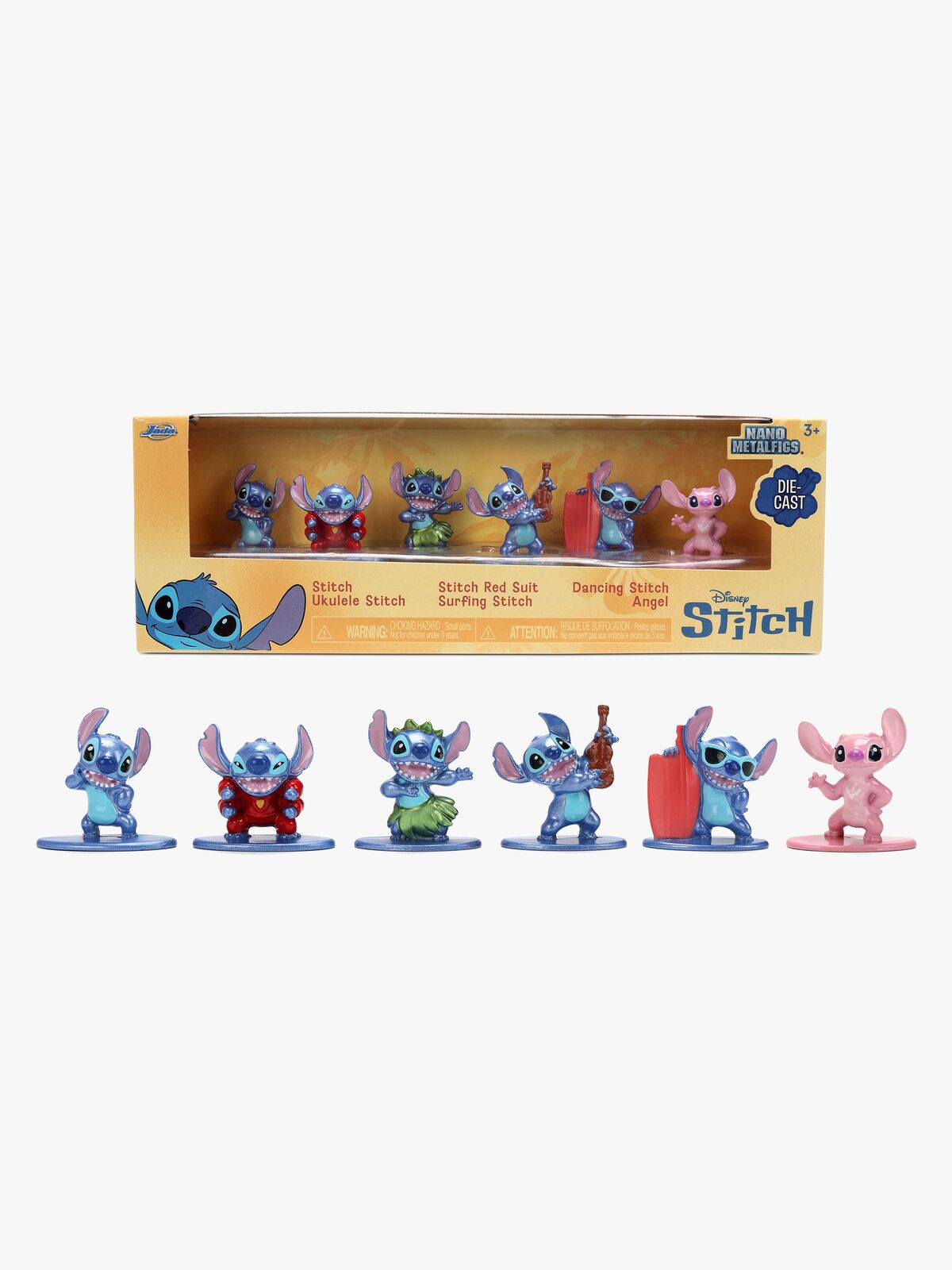 Disney Stitch Gavesett Nanofigurer 6 Stk