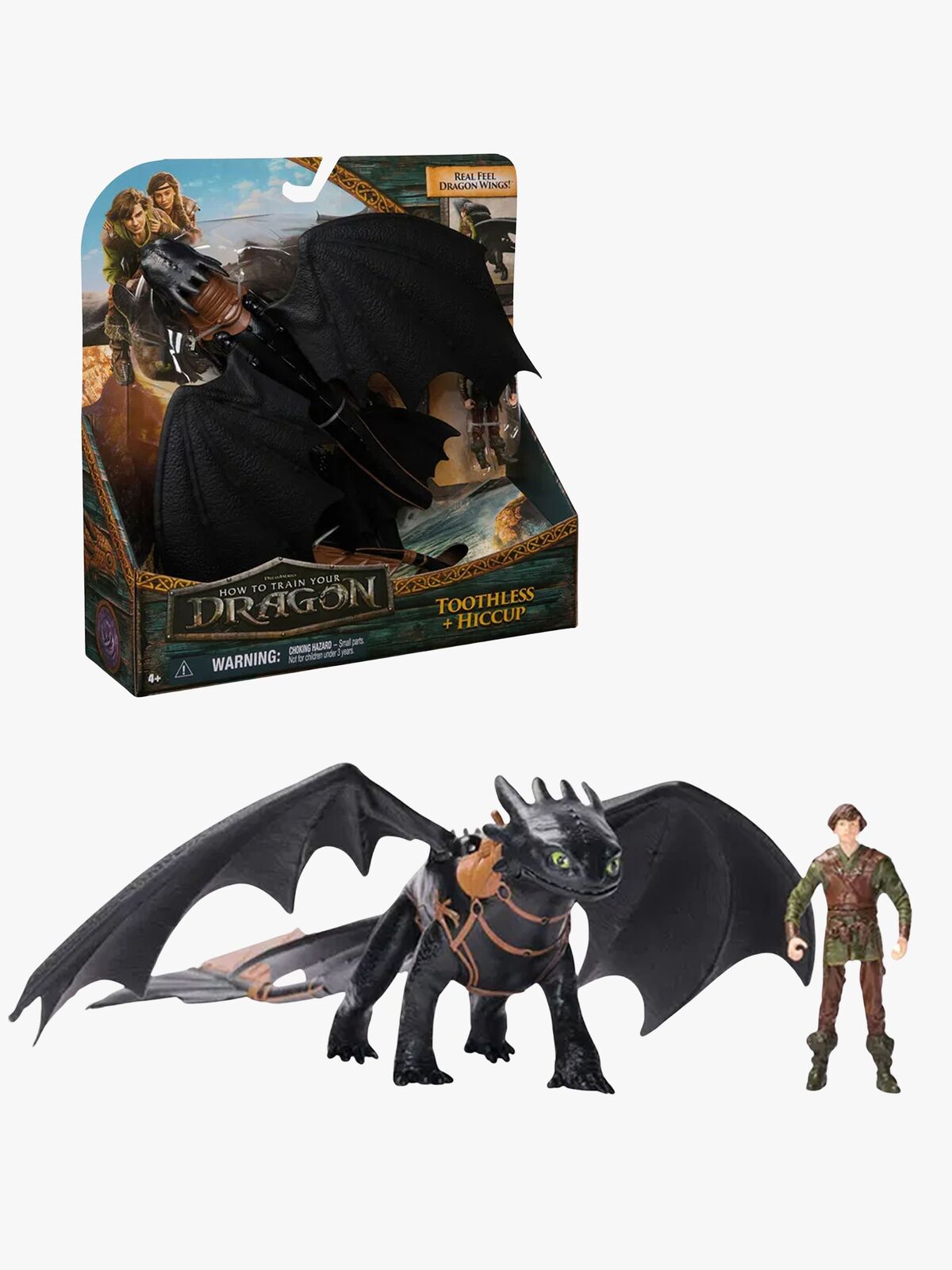 Dragetreneren Viking & Dragon Lekesett Toothless & Hiccup