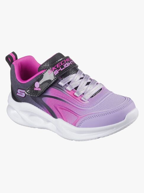 Skechers Sola Glow  Blinkende Sneakers, Black