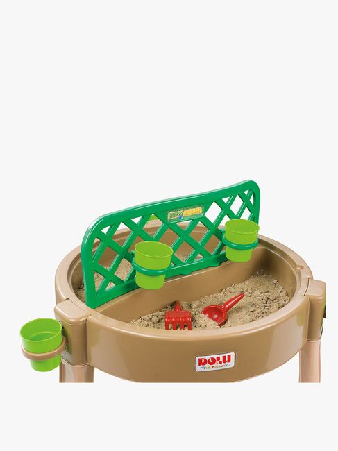Dolu Gardening, Sand, Water, Creativity 4-in-1 Lekebord, Brun