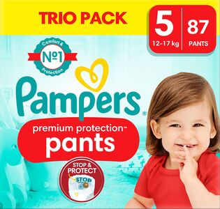 Pampers Premium Protection Pants Bleier Str 5 12–17 kg 87-pack