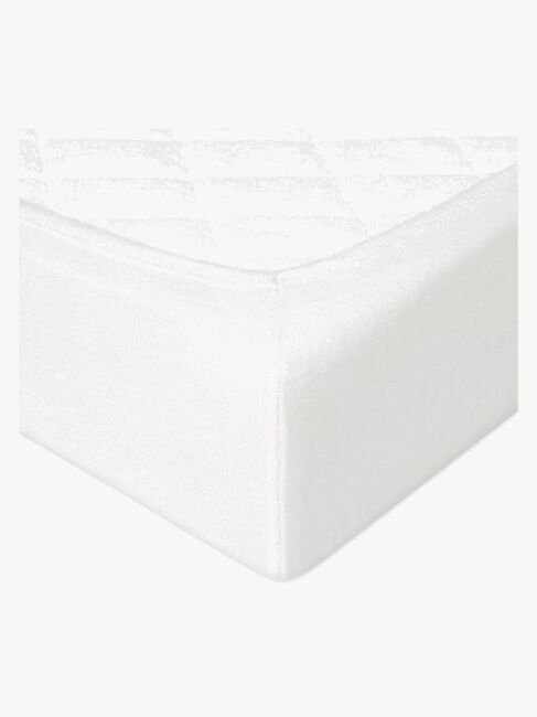 BabyMatex Classic Frotté Dra-på-laken til Barneseng 70x140 cm, Lysegrå