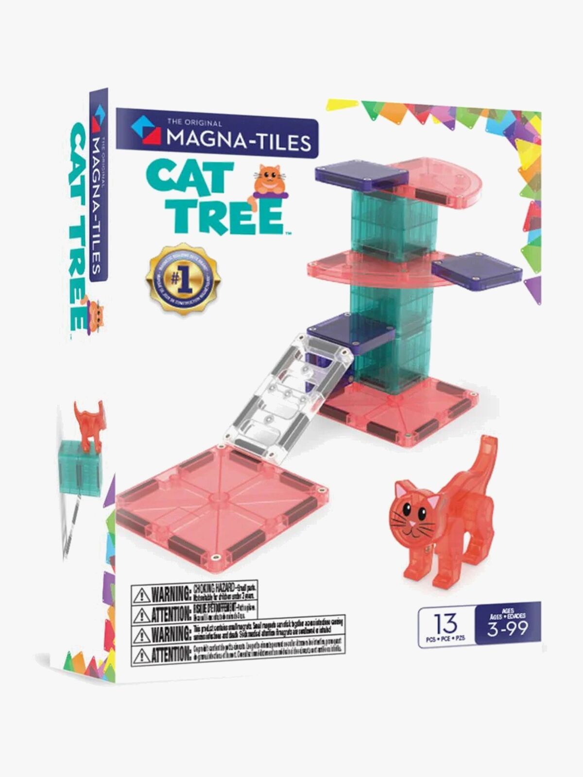 MAGNA-TILES Katt Byggesett 13 Deler