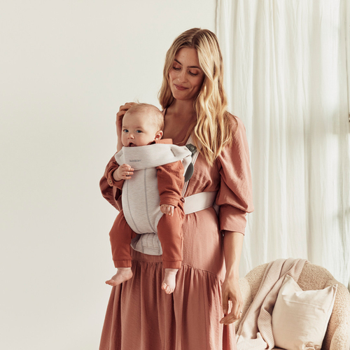 BabyBjörn Mini Bæresele 3D Jersey, Lysebeige