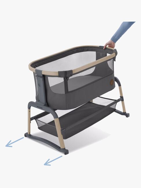 Maxi-Cosi Iora Air Bedside Crib, Beyond Graphite