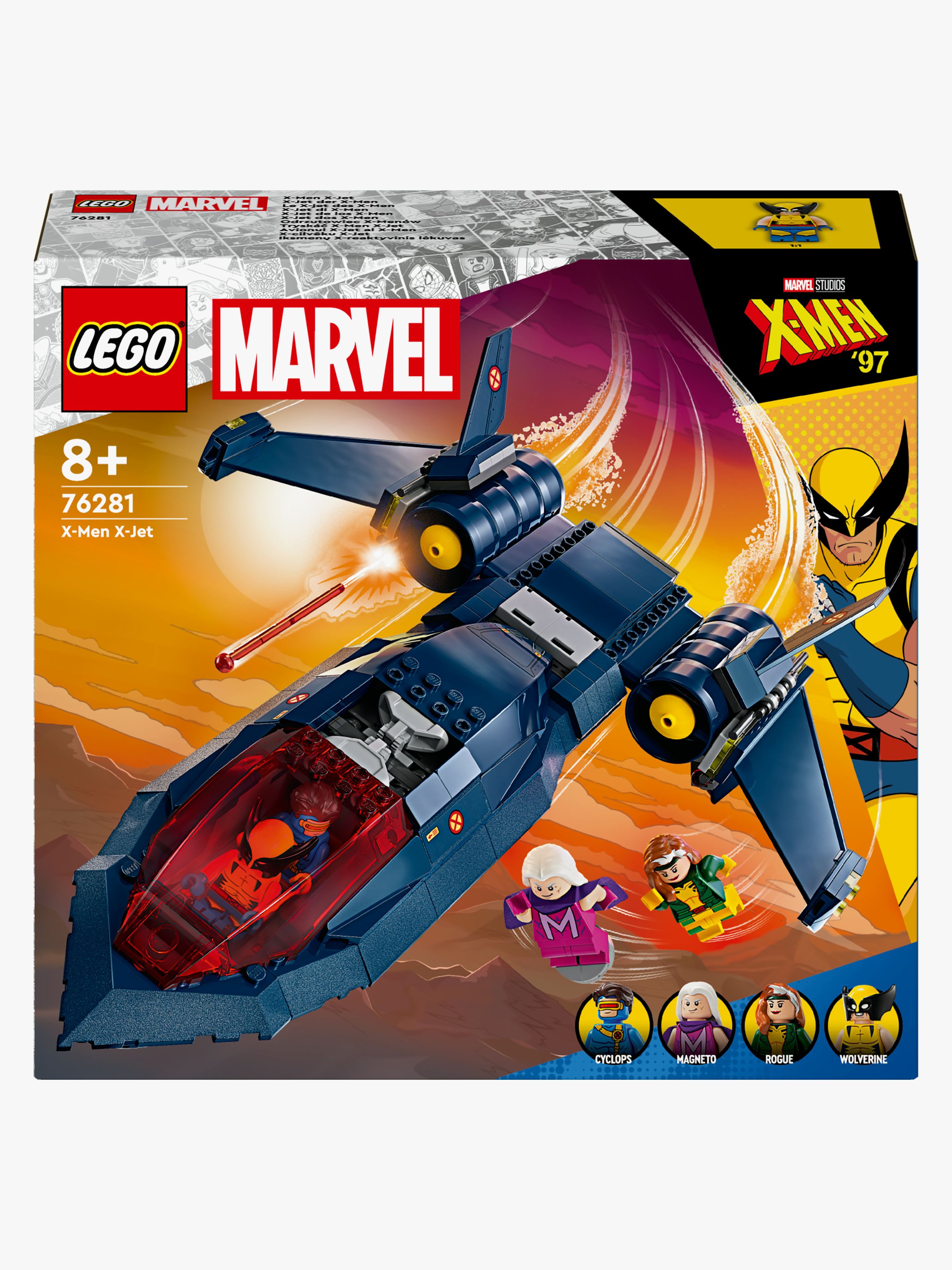 LEGO Super Heroes 76281 X-Mens X-Jet - Byggesett - Plast