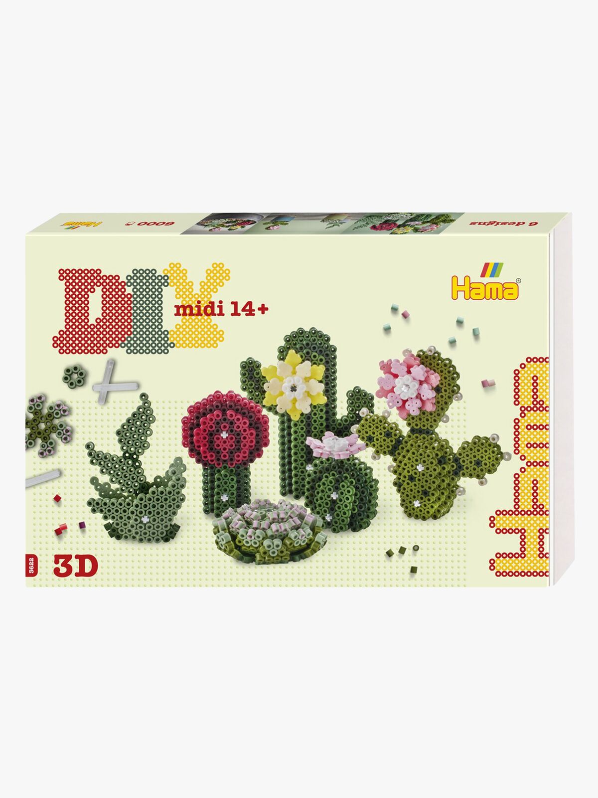 Hama 3D Sukkulenter Perlesett 6000 Stk