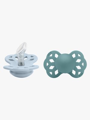 BIBS Infinity Smokk 2-pack Str. 1 Anatomical, Baby Blue/Island Sea